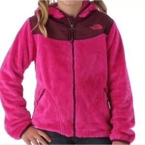 The North Face Oso Fleece Azalea Pink & Parlour Purple Hooded Zip Jacket